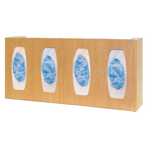 ABS Plastic Glove Box Holder Quad Ea