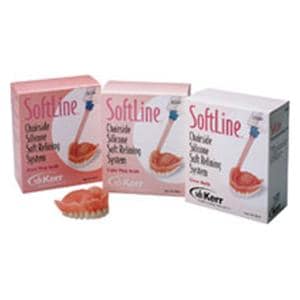 Softline Soft Liner Reline Material Refill Dark Pink Ea