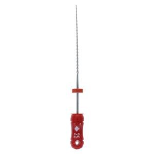 K-Flex Files Hand Flex File 30 mm Size 25 Stainless Steel Red 6/Bx