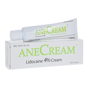 Anecream Cream 4% 30gm/Tube, 24 TB/CA