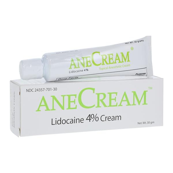Anecream Cream 4% 30gm/Tube, 24 TB/CA