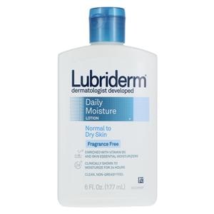 Lubriderm Daily Moisturizing Lotion 6oz Fragrance Free 6oz/Bt