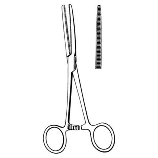 Hemostatic Forcep Straight 8" Stainless Steel 12/Bx