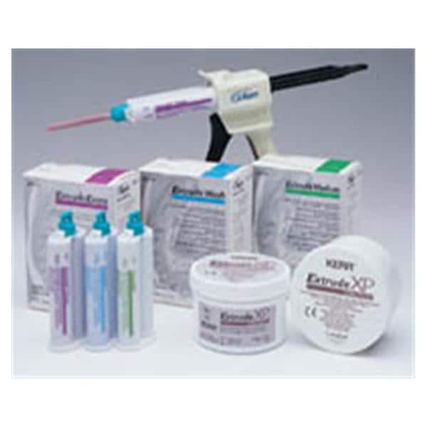 Extrude Impression Material, 2-Cartridge Pack with Tips, Extra Heavy Body, 50 ml, Mauve, 2/Pk product image