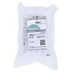 Hand Reamer 21 mm Size 6 Stainless Steel Pink 6/Bx