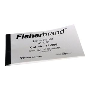 Fisherbrand Lens Paper 6x8" Rectangular 100Sheets/Book 12/Pk