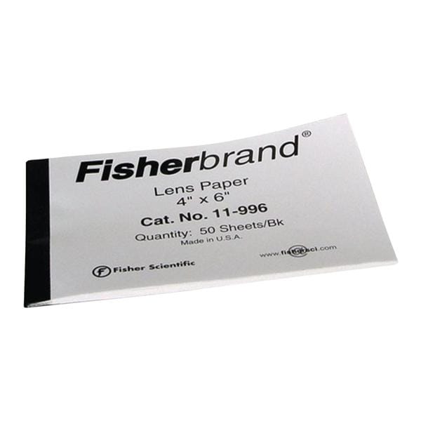Fisherbrand Lens Paper 6x8" Rectangular 100Sheets/Book 12/Pk