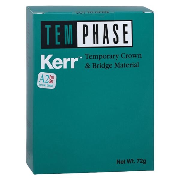 Temphase Temporary Material 72 Gm Shade A2 Cartridge Refill Package