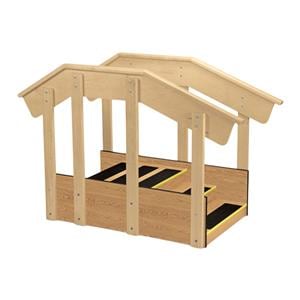 ADA Mini Exercise Staircase Natural Oak Wood/Laminate