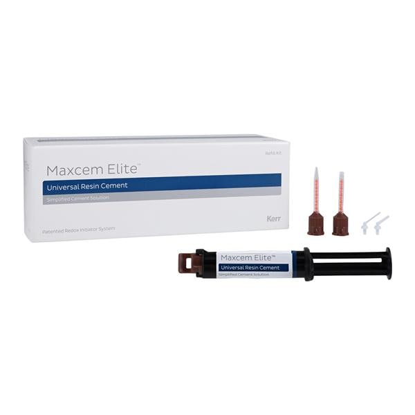 Maxcem Elite Cement Clear Syringe Refill 2/Pk