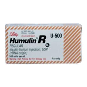 Humulin R Injection 500U/mL MDV 20mL Each