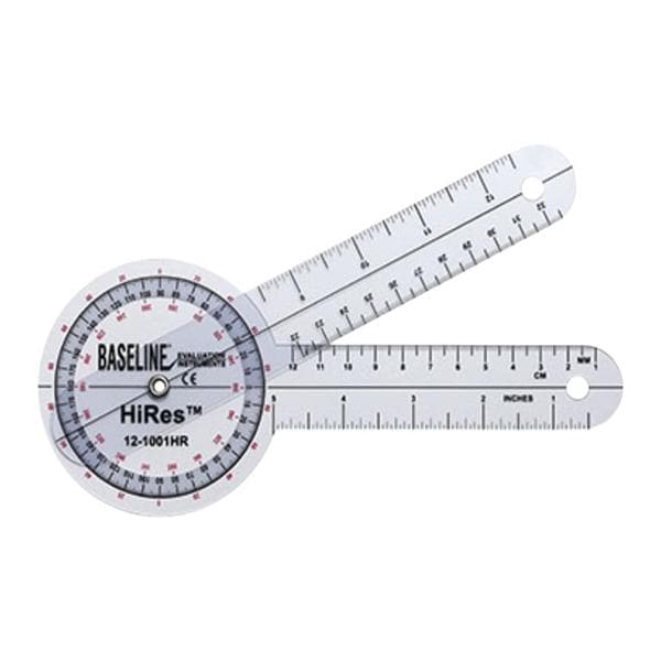 Baseline HiRes ROM Goniometer Joint 8" 360 Degree Range