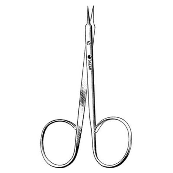 Slepyan Stitch Scissors Curved 4" Stainless Steel Non-Sterile Reusable Ea
