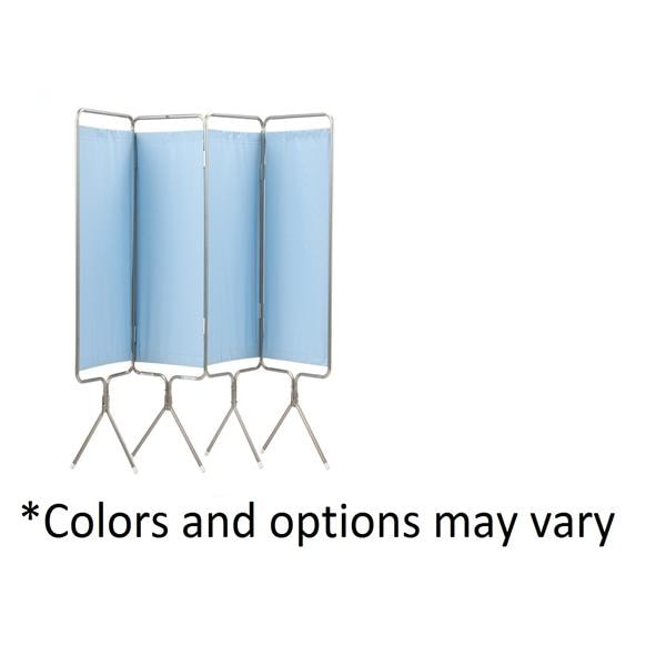 Privess Privacy Screen Aluminum 4 panel White Ea