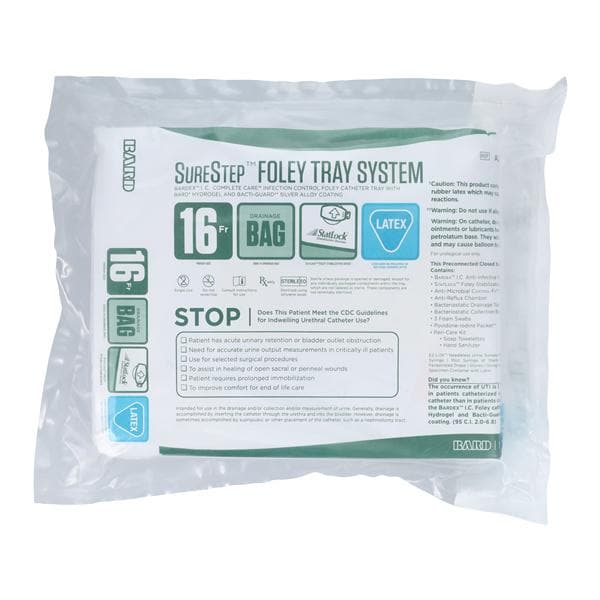 SureStep Foley Catheter Tray 16Fr