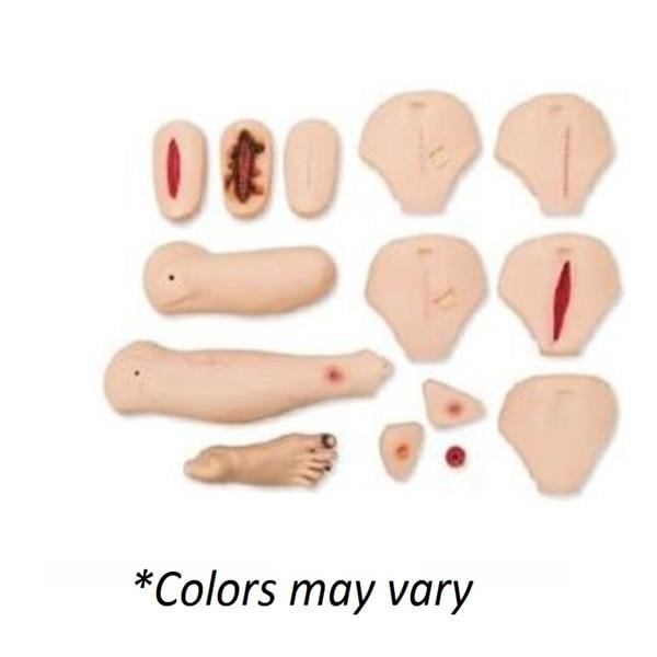 Flexible Spine Training Manikin Wound Care Female Assessment Set Ea