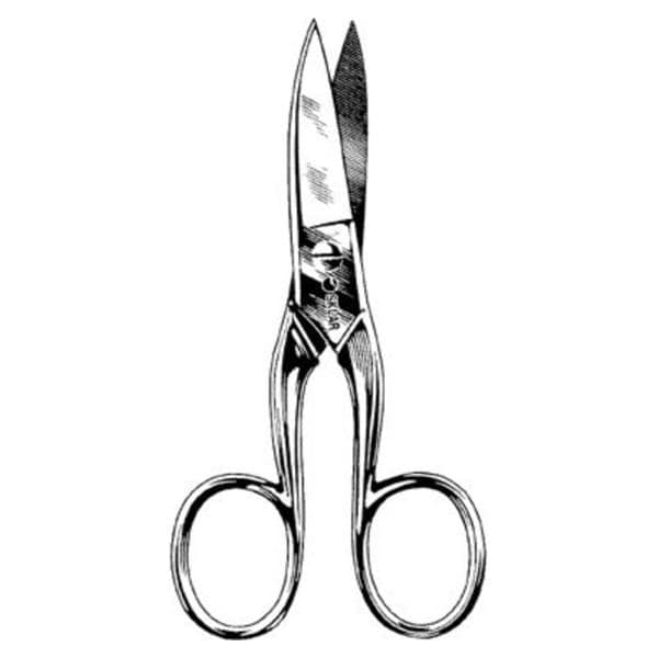 Finfernail Scissors 3-1/2" Stainless Steel Ea