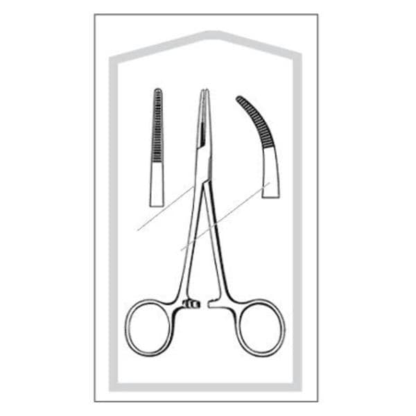 Econo Hemostatic Forcep Straight 5-1/2" 100/Ca