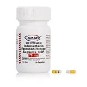 Indomethacin Extended-Release Capsules 75mg Bottle 60/Bottle Each