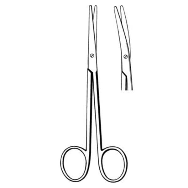 Econo Metzenbaum Dissecting Scissors Curved 7" Stainless Steel NS Disp 12/Bx