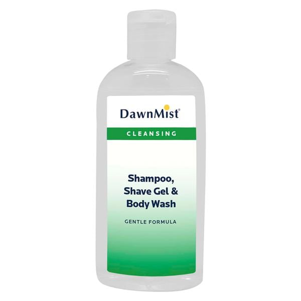 DawnMist Shave Gel/Body Wash Shampoo 2oz Peppermint 96/Ca