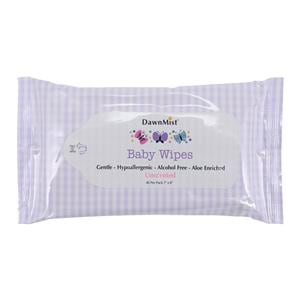 DawnMist Baby Wipes Unscented 7x8" 960/Ca