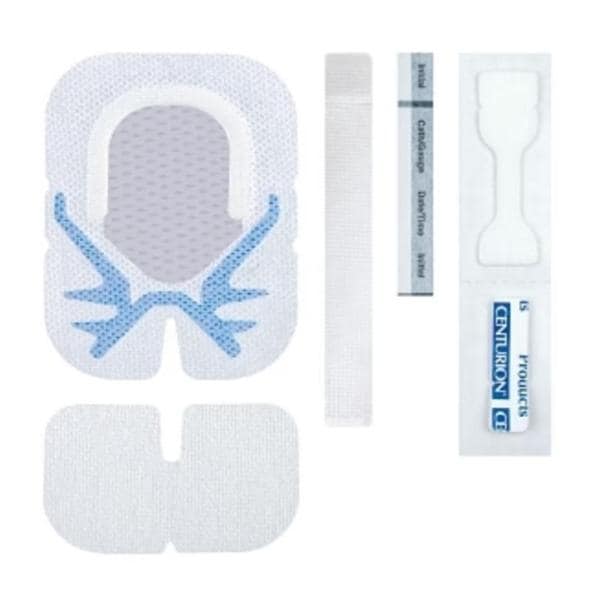 SorbaView Shield Plus Fabric/Film IV Dressing 2.625x3.5625" Strl Wht/Clr Abs Pd