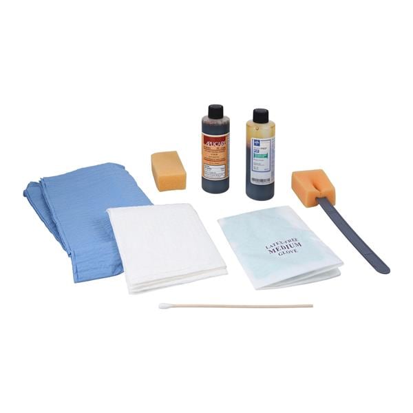 E-Kits Scrub Surgical Tray PVP Iodine Paint, 20 EA/CA