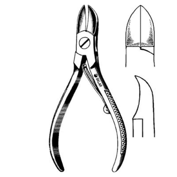 Econo Nail Nipper 4-1/2" Stainless Steel Disposable 50/Ca