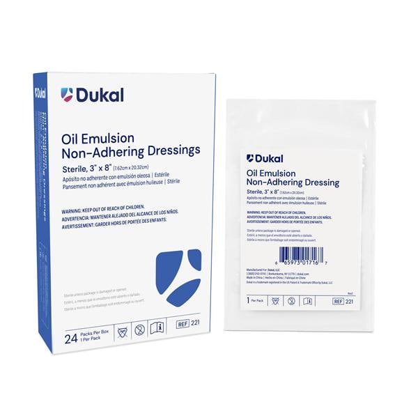 Gauze Oil Emulsion Dressing 3x8" Sterile Non-Adherent LF