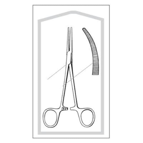 Econo Crile Hemostatic Forcep Curved 5-1/2" Stainless Steel Sterile Ea