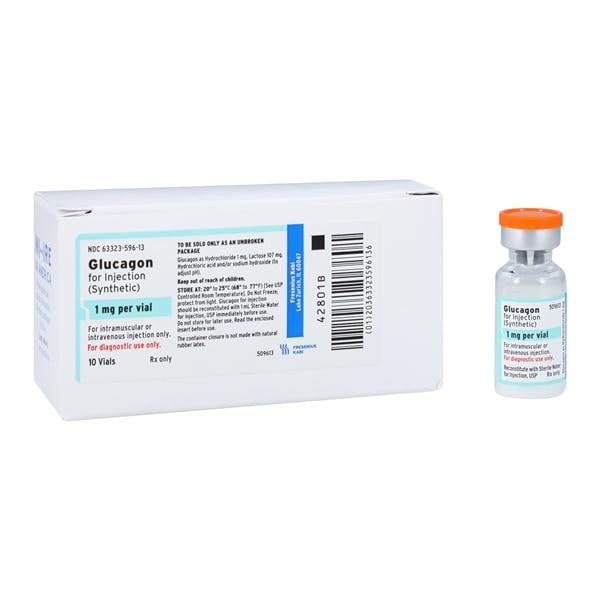 Glucagon Injection 1mg SDV 10/Package