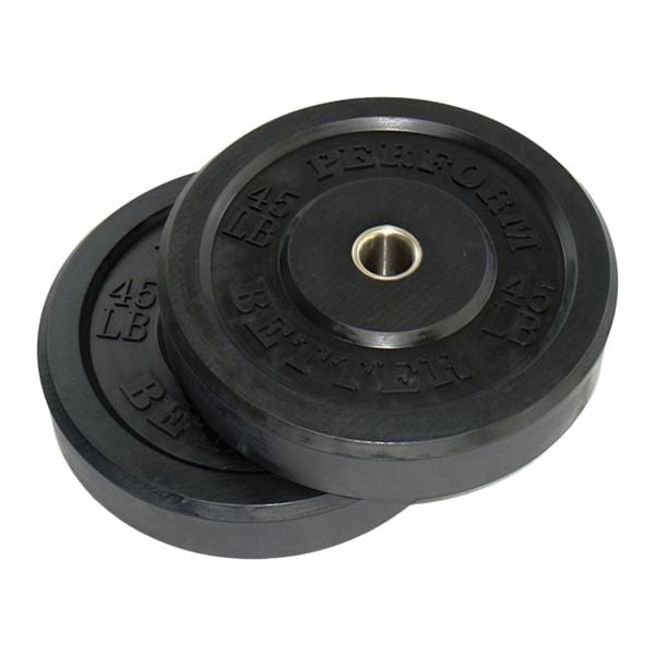 First Place Bumper Plate Black Rubber