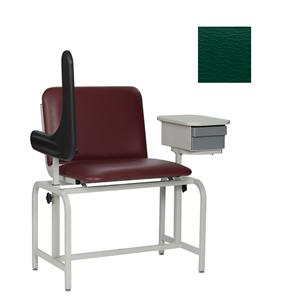 Blood Draw Chair Hunter Green Steel 450lb Capacity Ea
