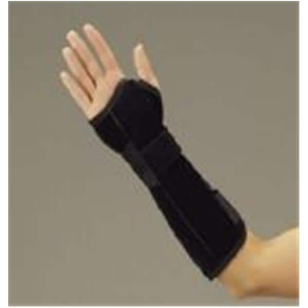 Splint Wrist/Forearm Size Large Suede Leatherette 11.5" Left