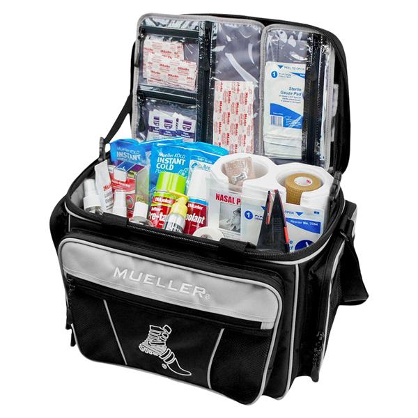 Hero Response Medical Bag 15x10x10" Black/Light Gray Zipper Closure Prem Hndl