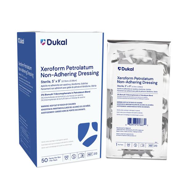 Gauze Xeroform Dressing 5x9" Sterile Bismuth Tribromophenate LF