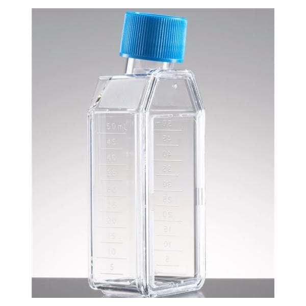 Primaria Cell Culture Flask Polystyrene 50mL Rectangular Canted Neck 25cm 200/Ca