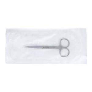 Econo Iris Scissors Curved 4-1/2" Stainless Steel Sterile Disposable 25/Bx