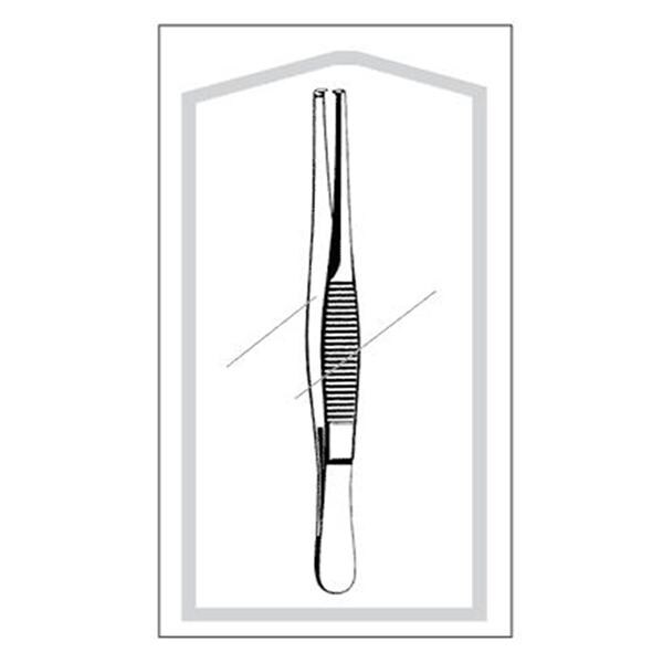 Econo Tissue Forcep Straight 4-1/2" Stainless Steel Sterile 50/Bx