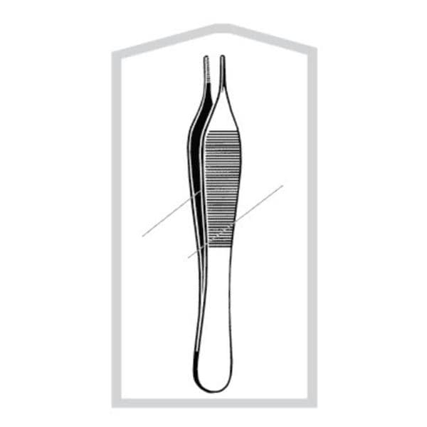 Econo Adson Dressing Forcep Straight 4-3/4" Stainless Steel Sterile 50/Bx