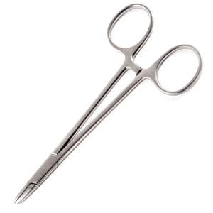 Econo Baumgartner Needle Holder Serrated Jaw 5-1/2" Stainless Steel 25/Bx