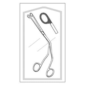 Econo Magill Catheter Forcep Straight 8" Stainless Steel Sterile 25/Bx