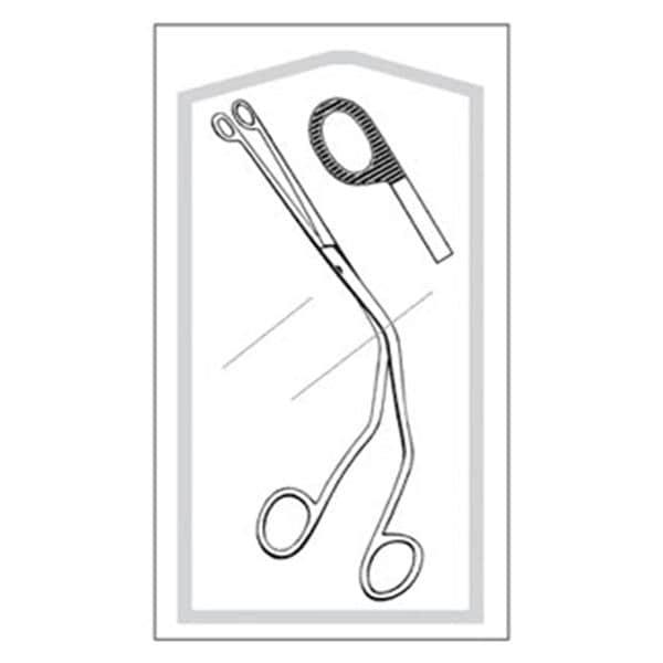 Econo Magill Catheter Forcep Straight 8" Stainless Steel Sterile 25/Bx