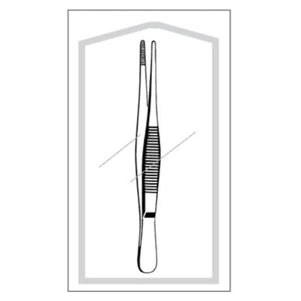 Econo Dressing Forcep Straight 8" Stainless Steel Sterile 25/Bx