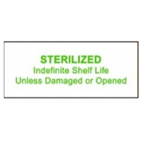 Printed Message Label White/Green 1000/Rl