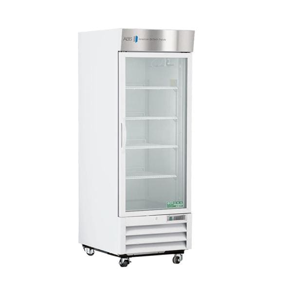 Standard Laboratory Refrigerator 23 Cu Ft Glass Door 1 to 10C Ea