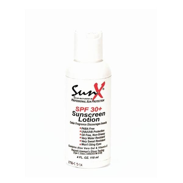 SunX Sunscreen Lotion 4oz Water Resistant Ea