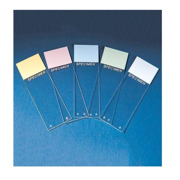 ColorFrost Plus Frosted Microscope Slide 3x1" Yellow 1440/Ca