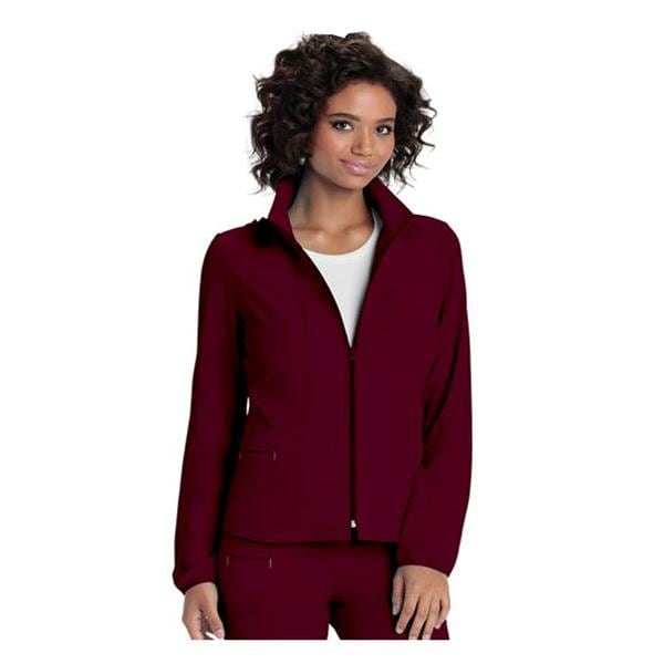 HeartSoul Warm-Up Jacket Long Set-In Sleeves Large Wine Womens Ea product image